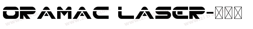 Oramac Laser字体转换